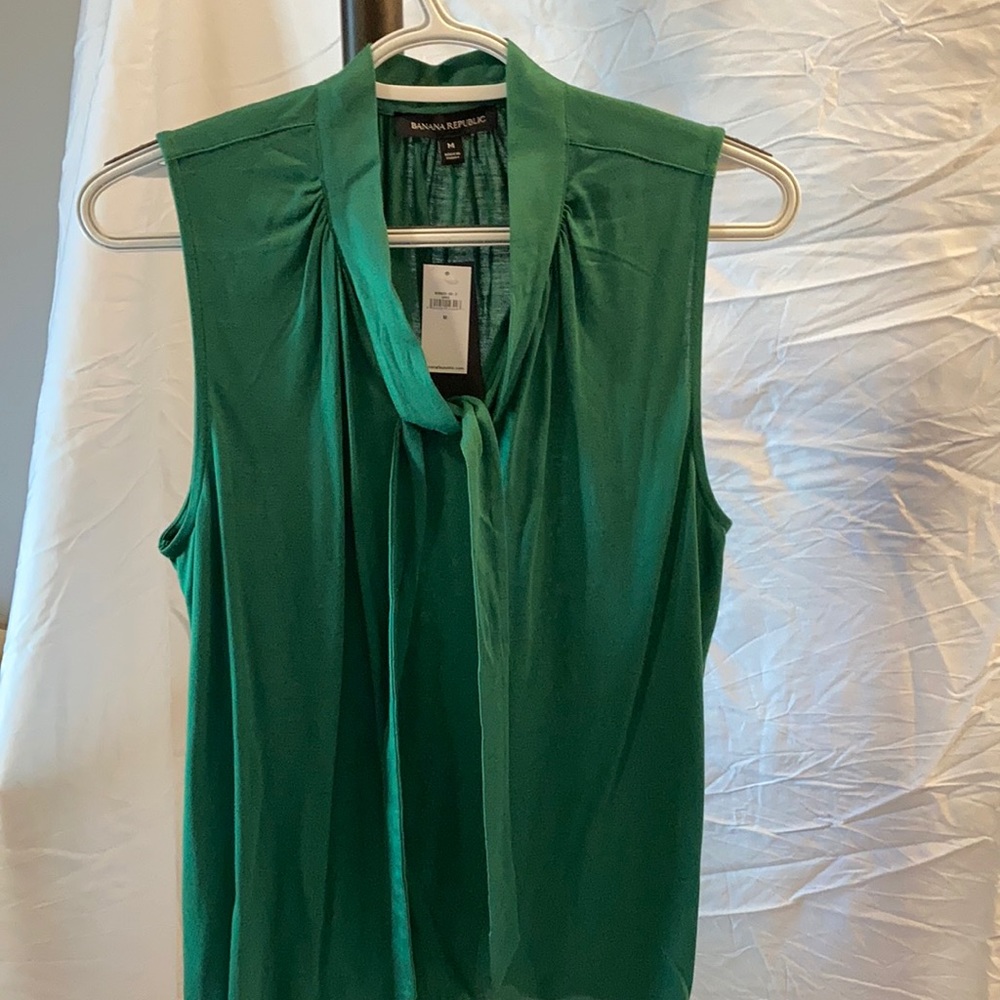 Banana Republic Gorgeous blouse with neck tie detail